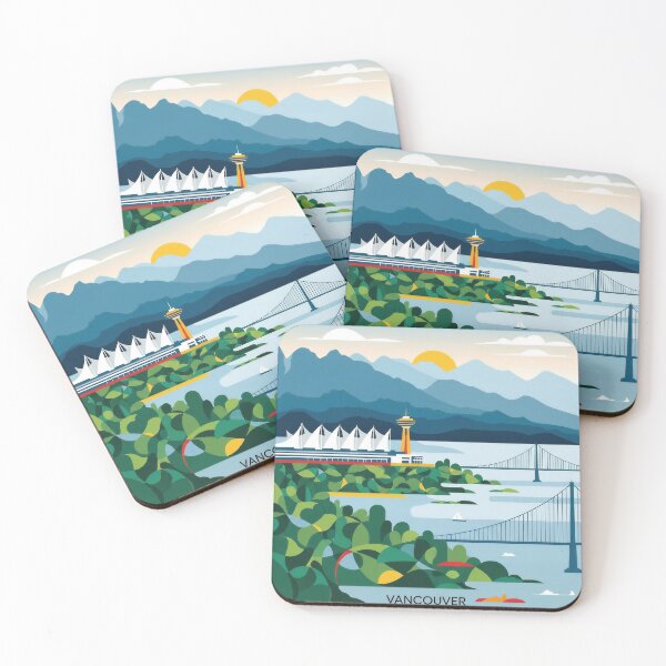 Item preview, VANCOUVER COASTER designed and sold by RockPaperWater.