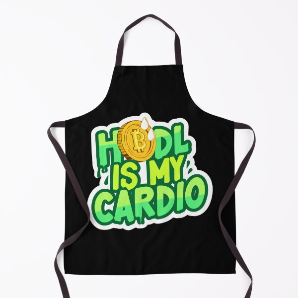 Artikelvorschau, Bitcoin Hodl ist mein Cardio-Graffiti-Slogan entworfen und verkauft von RadDeck.