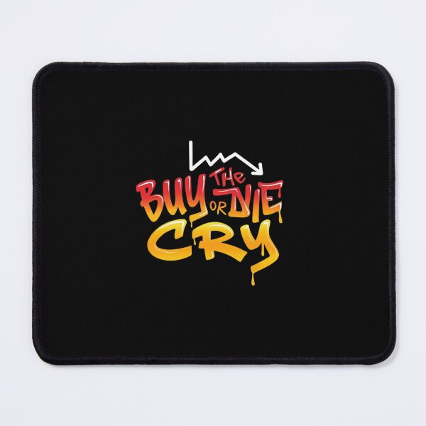 Item preview, Bitcoin Buy The Dip Or Cry Graffiti Slogan designed and sold by RadDeck.