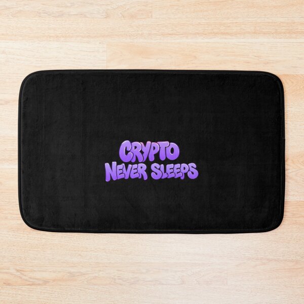 Item preview, Bitcoin Crypto Never Sleeps Graffiti Artwork designed and sold by RadDeck.