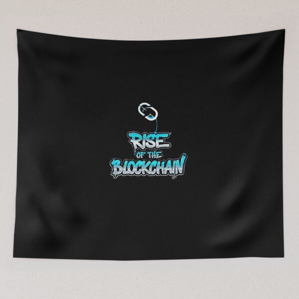 Item preview, Bitcoin Rise Of The Blockchain Graffiti Slogan designed and sold by RadDeck.