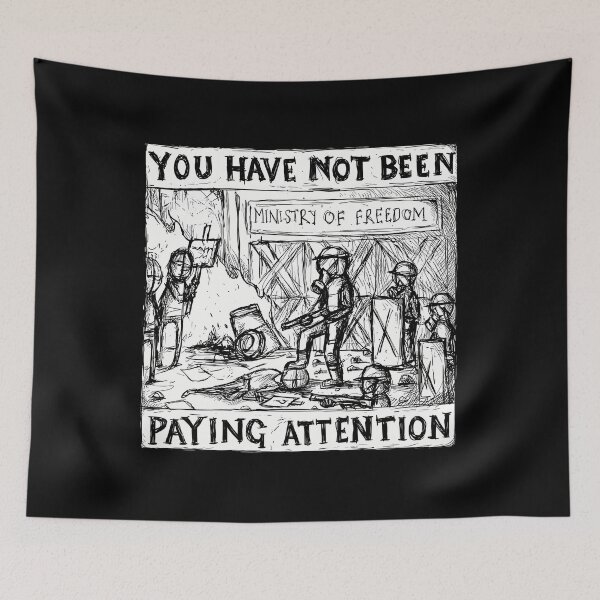 Item preview, You Have Not Been Paying Attention (Again) - 225 - Illustrated Lyrics. designed and sold by ElaineClothesK.