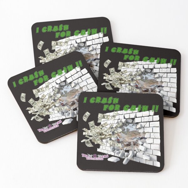 Item preview, "I Crash for Cash" designed and sold by Thrillseekers Unlimited Merch & SWAG!.