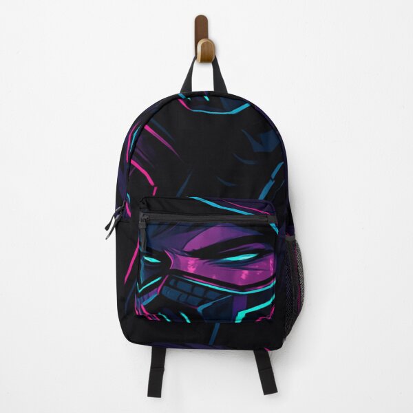 Item preview, Cyberpunk Streetwear Boy with Hoodie and Mask Futuristic Neon Art designed and sold by VelureArt.