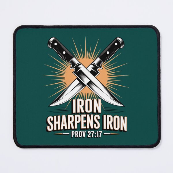 Item preview, Iron Sharpens Iron — Prov 27:17 (Christian Design) designed and sold by GENX-AUTISM-DAD.