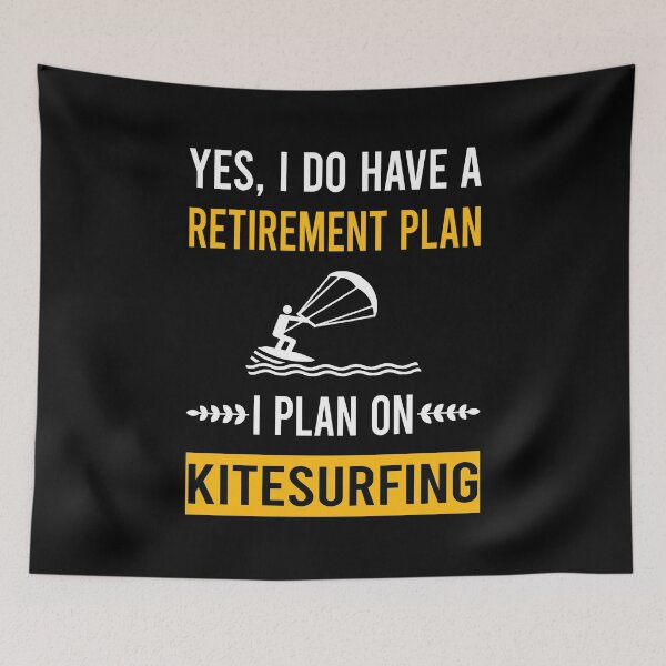 Item preview, Retirement Plan Kitesurfing Kitesurf Kitesurfer designed and sold by xaviajames9.