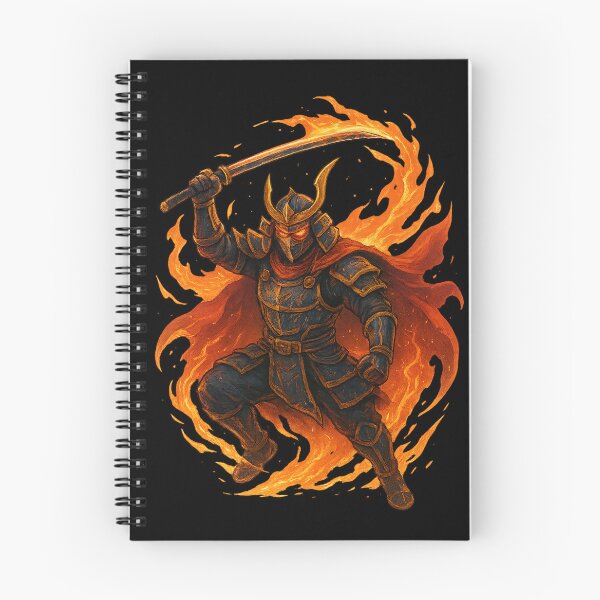 Item preview, Samurai of Flames – The Unbreakable Warrior designed and sold by BeenSavage.