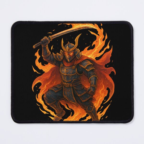 Item preview, Samurai of Flames – The Unbreakable Warrior designed and sold by BeenSavage.