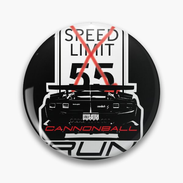 Item preview, Cannonball Run Movie Poster With 55 Mph Speed Limit Sign And Lamborghini Countach designed and sold by TrautePfeiffer.