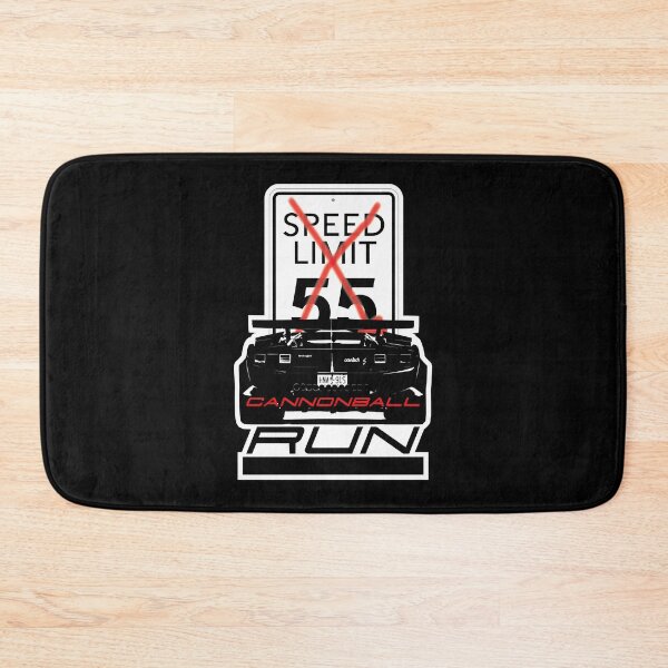 Item preview, Cannonball Run Movie Poster With 55 Mph Speed Limit Sign And Lamborghini Countach designed and sold by TrautePfeiffer.