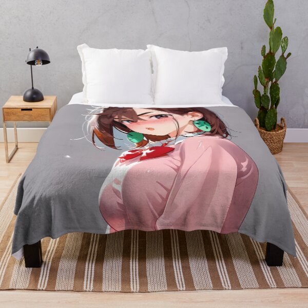 Artikelvorschau, Momo Ayase Dandadan Anime Girl Errötende Unschuld entworfen und verkauft von justnickthings.