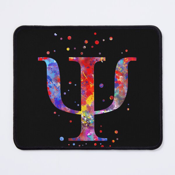 Item preview, Psychology Symbol Watercolor Psychology Symbol Psi Letter 1936 designed and sold by AngelSmi256.