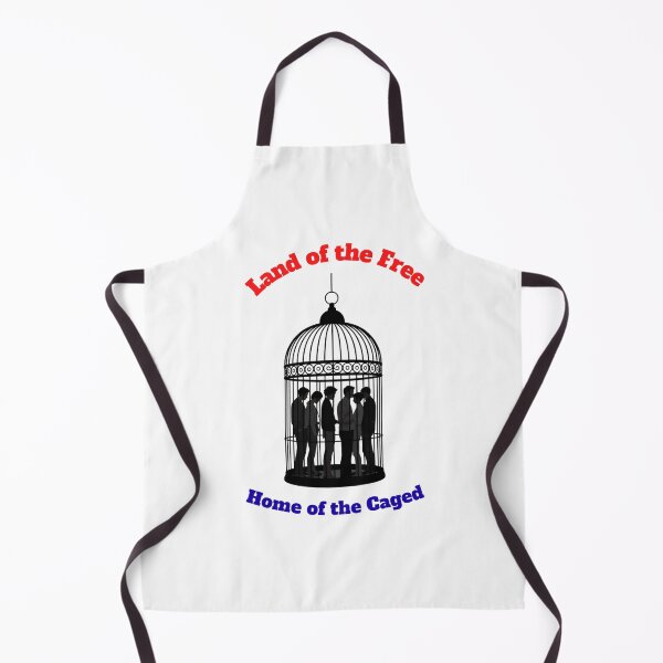 Item preview, Land of the Free, Home of the Caged: Red, White and Blue designed and sold by signshirtz.