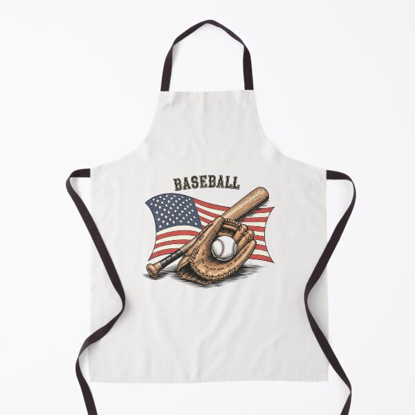 Item preview, American Flag Baseball Player Bat Fan Catcher Pitcher USA designed and sold by diyoor.
