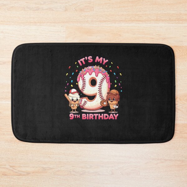 Item preview, Baseball 9 Year Old Ice Cream Drip 9th Birthday Boy Number 9 designed and sold by diyoor.
