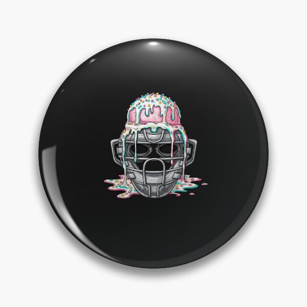 Item preview, Baseball Catcher Mask Ice Cream Dripping Baseball Fan Boys  designed and sold by diyoor.