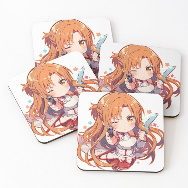 Item preview, Asuna Sword Art Online Kawaii Chibi Anime Girl designed and sold by justnickthings.