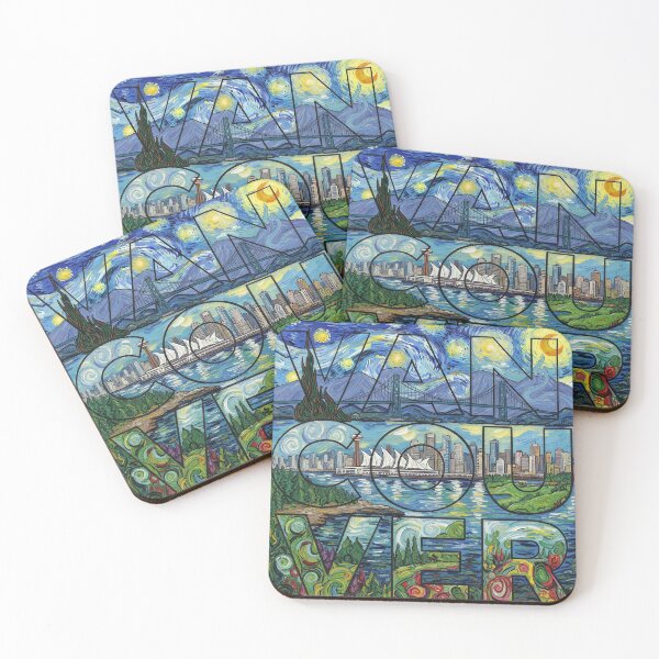 Item preview, VAN 'STARRY NIGHT' COUVER designed and sold by RockPaperWater.