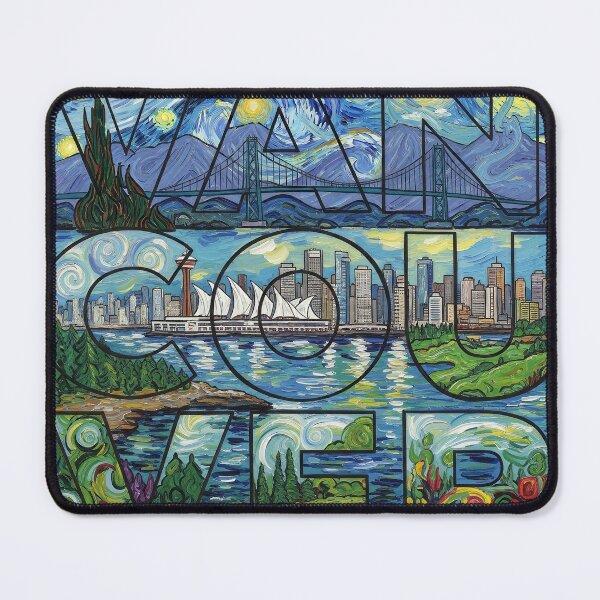 Item preview, VAN 'STARRY NIGHT' COUVER designed and sold by RockPaperWater.