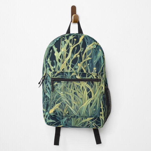 Item preview, Abstract Bioluminescent Seagrass Pattern designed and sold by calibrit.