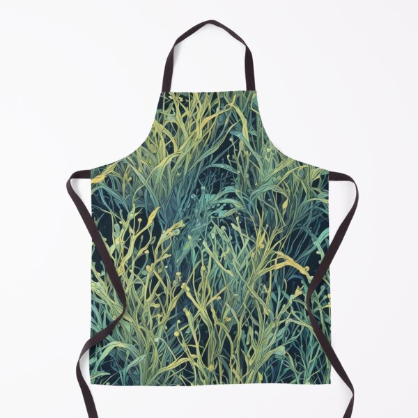 Item preview, Abstract Bioluminescent Seagrass Pattern designed and sold by calibrit.