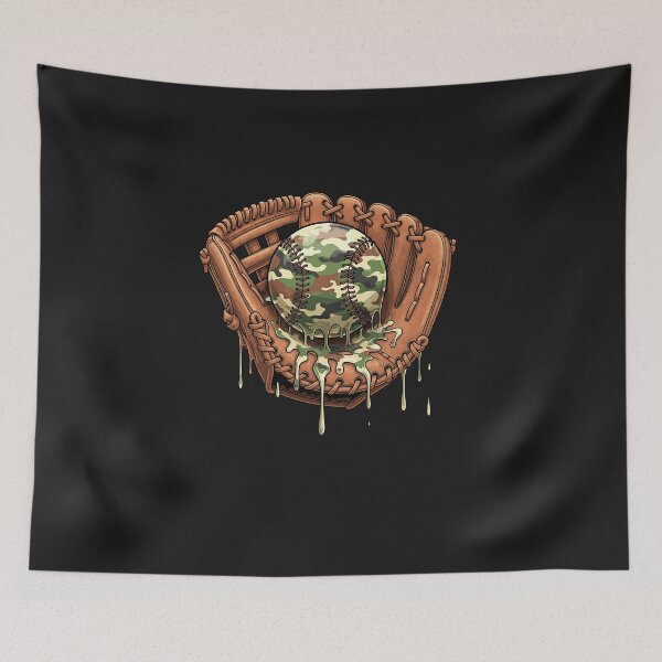 Item preview, Baseball Drip Camo Baseball Glove Boys Sports Cool Game Day designed and sold by diyoor.