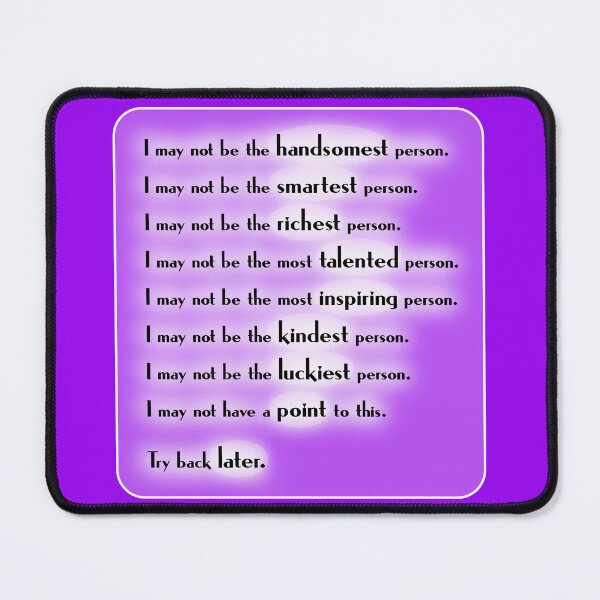 Item preview, I may not be, magenta background designed and sold by mntimg.