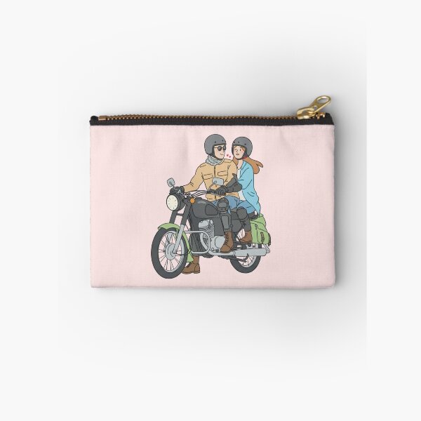 Item preview, Adventure Couple on Motorbike Travel designed and sold by RosalinesEyes.