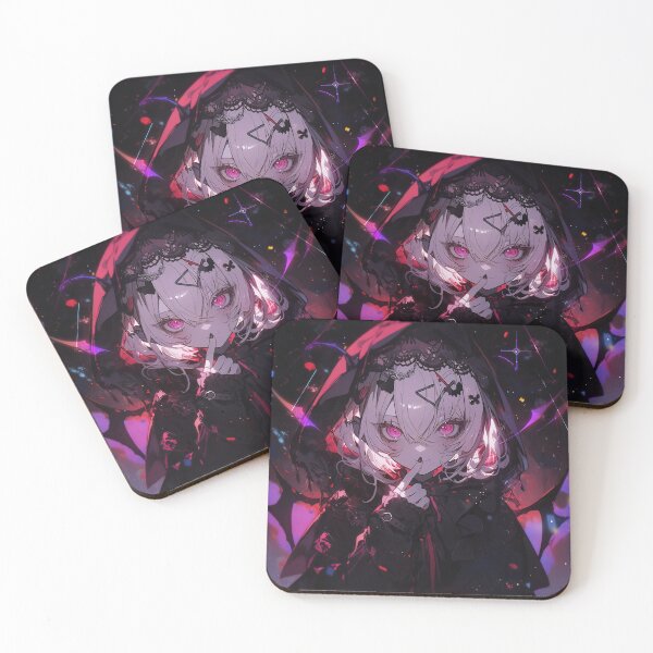 Item preview, Secret Witch Anime in Midnight Glow designed and sold by bubblegoth.