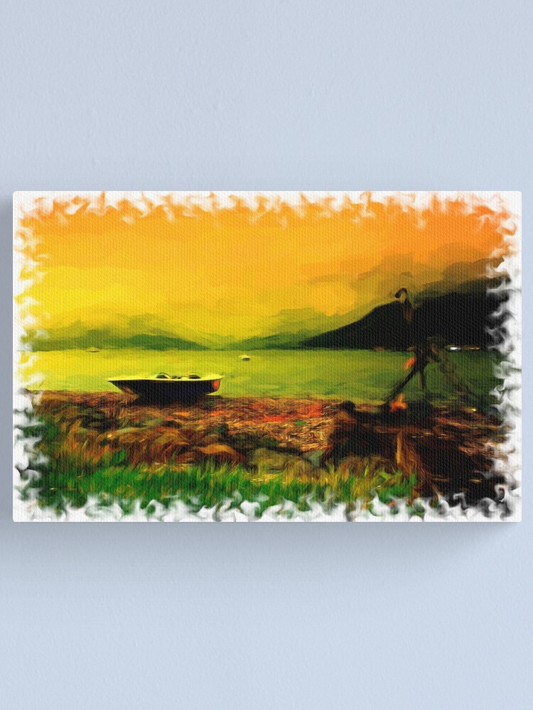 Alternate view of Sunset Over Holy Loch Canvas Print