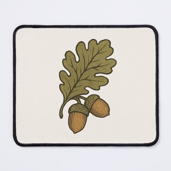Item preview, Acorn & Oak Leaf – Vintage Cottagecore Botanical Sticker designed and sold by HoopeStylee.