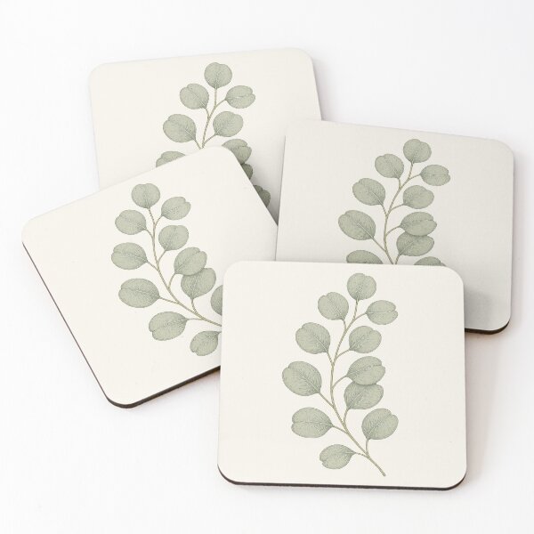 Item preview, Eucalyptus Branch – Vintage Cottagecore Botanical Sticker designed and sold by HoopeStylee.