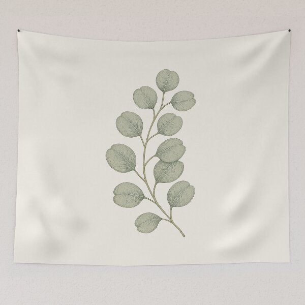 Item preview, Eucalyptus Branch – Vintage Cottagecore Botanical Sticker designed and sold by HoopeStylee.