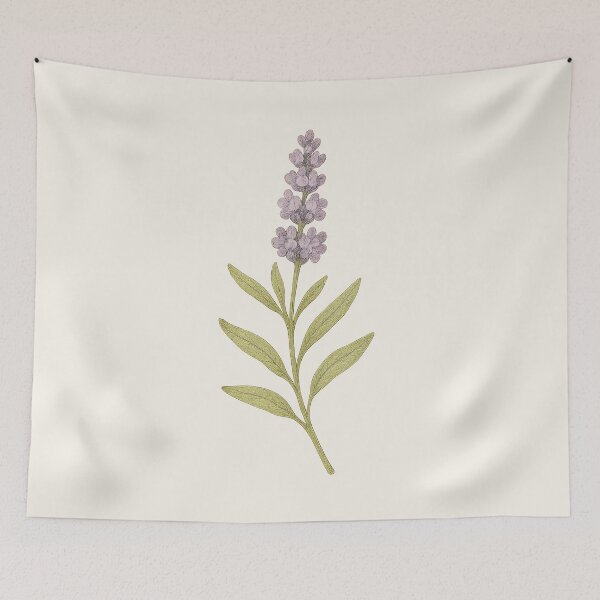 Item preview, Lavender Stem – Vintage Cottagecore Botanical Sticker designed and sold by HoopeStylee.