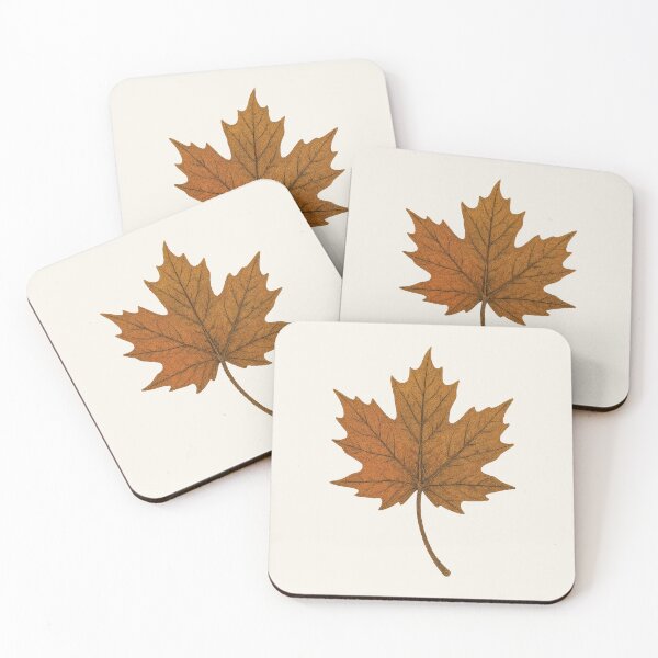 Item preview, Maple Leaf – Vintage Cottagecore Botanical Sticker designed and sold by HoopeStylee.