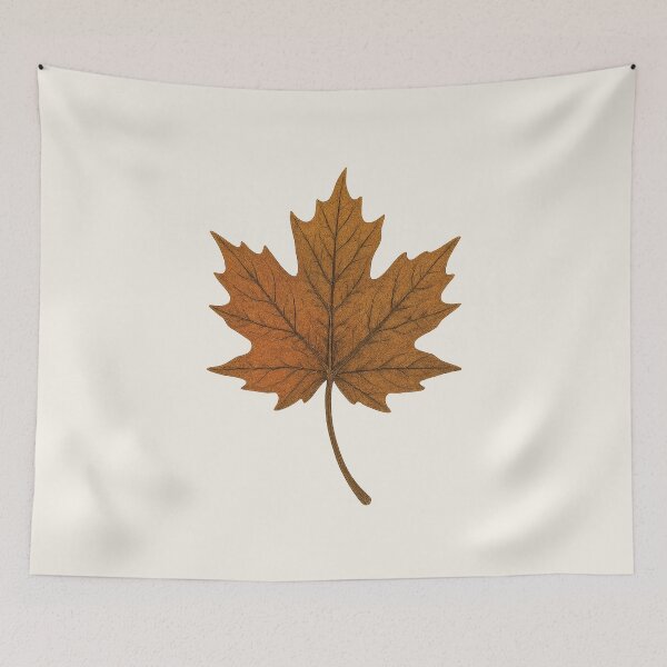 Item preview, Maple Leaf – Vintage Cottagecore Botanical Sticker designed and sold by HoopeStylee.