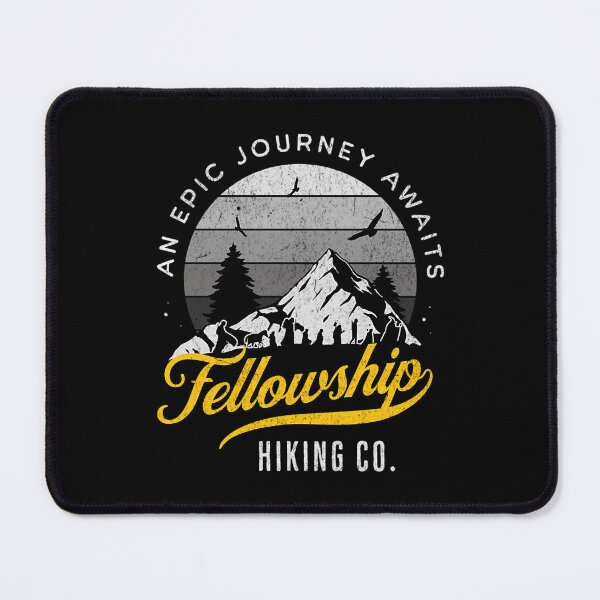 Item preview, Fellowship Hiking Co - An Epic Journey Awaits - Distressed Fantasy designed and sold by buhariethiof.