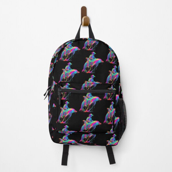 Item preview, Psychedelic Cowboy Dolphin Ride designed and sold by SHHCreations.