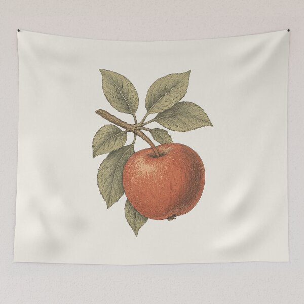 Item preview, Apple Branch – Vintage Cottagecore Botanical designed and sold by HoopeStylee.