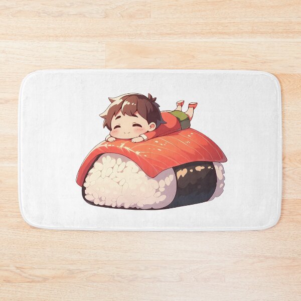 Item preview, Chibi Kawaii Mako Mankanshoku Kill La Kill Sushi designed and sold by TanglenRabbit.