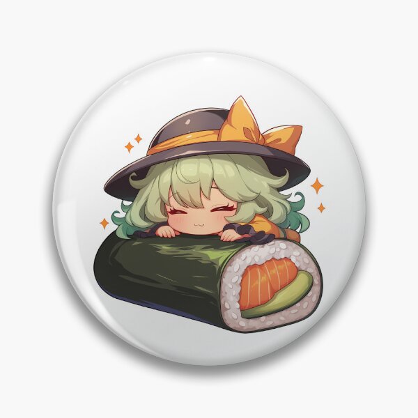 Item preview, Anime Chibi Kawaii Komeiji Koishi Touhou Sushi Dream designed and sold by TanglenRabbit.