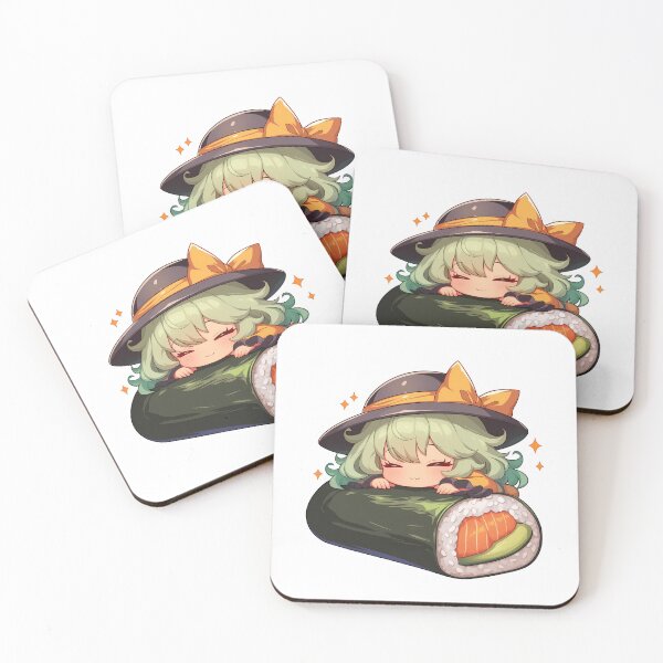 Item preview, Anime Chibi Kawaii Komeiji Koishi Touhou Sushi Dream designed and sold by TanglenRabbit.