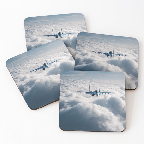 Item preview, Sukhoi Su-27 Over Wispy Formations designed and sold by Skyframe Aviation.