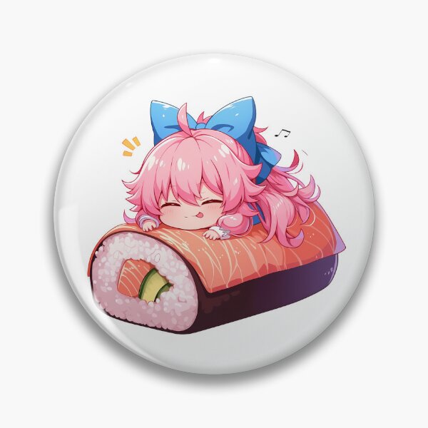 Item preview, Chibi Kawaii Yuno Gasai Future Diary Sushi Dream designed and sold by TanglenRabbit.