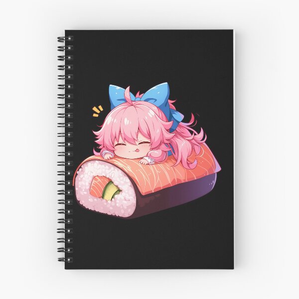 Item preview, Chibi Kawaii Yuno Gasai Future Diary Sushi Dream designed and sold by TanglenRabbit.