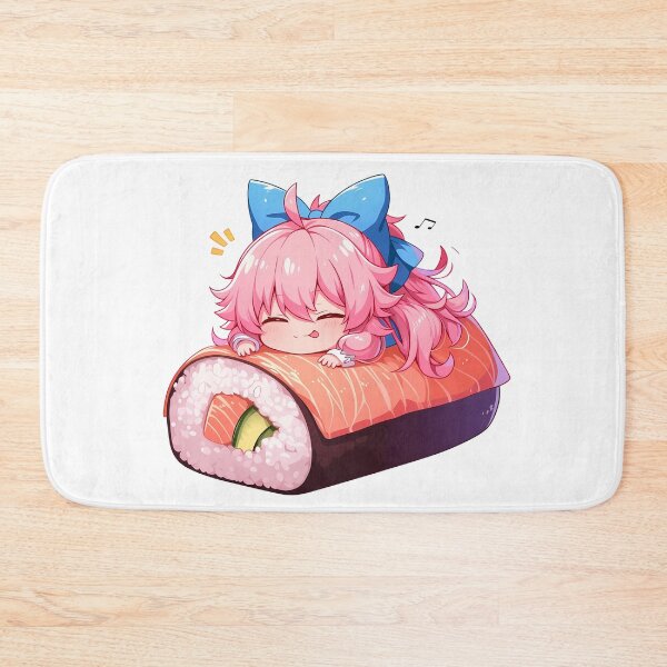 Item preview, Chibi Kawaii Yuno Gasai Future Diary Sushi Dream designed and sold by TanglenRabbit.