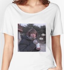 BTS V CHUBBY MEME Women's Relaxed Fit T-Shirt