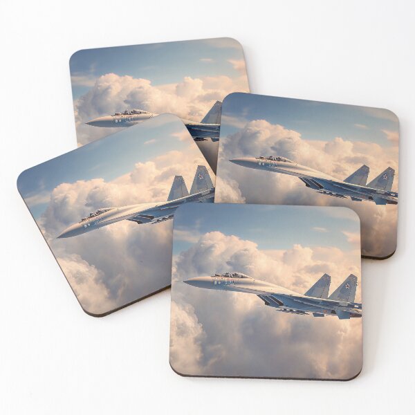 Item preview, Sukhoi Su-27 Over Cotton Fields designed and sold by Skyframe Aviation.