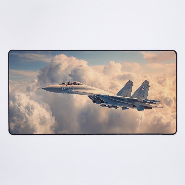 Item preview, Sukhoi Su-27 Over Cotton Fields designed and sold by Skyframe Aviation.