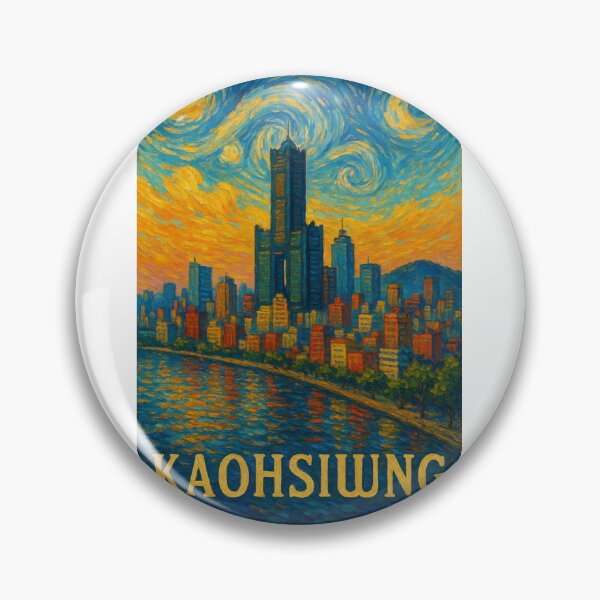 Item preview, Kaohsiung Waterfront and Mountain View at Dusk designed and sold by Aryabek.